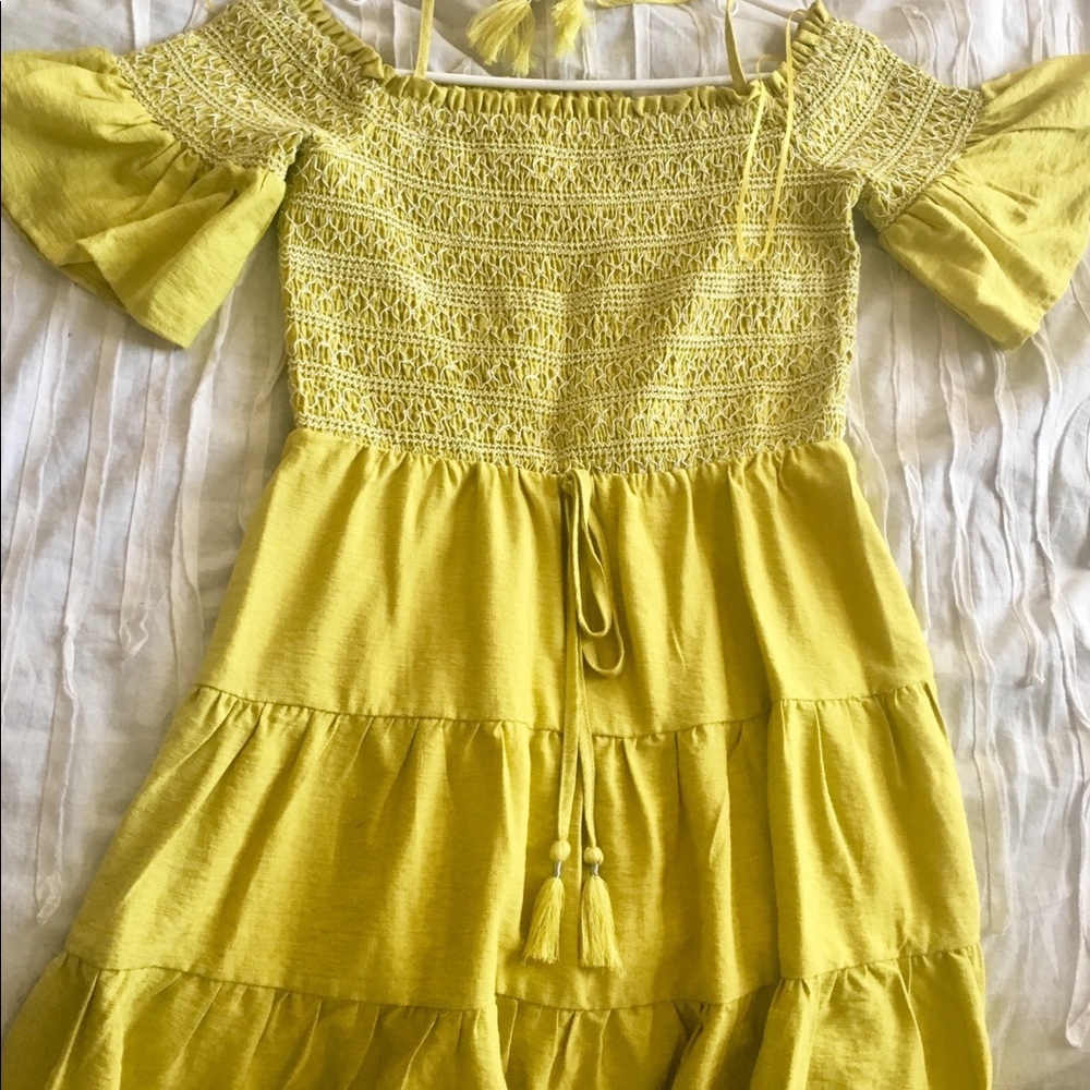 Adorable Yellow Mini Dress by Lost + Wander